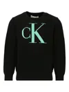 Calvin Klein Logo Sweatshirt In Black