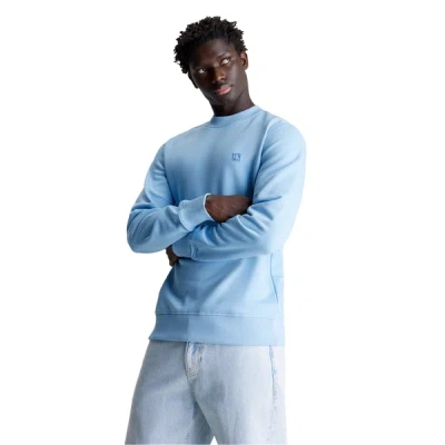 Calvin Klein Logo Sweatshirt In Blue