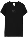 Calvin Klein Cotton T Shirts In Black