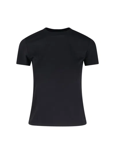 Calvin Klein Logo T-shirt In Black