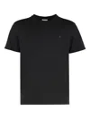 Calvin Klein T-shirt Crew Neck In Cotton In Black