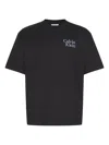 Calvin Klein Logo T-shirt In Black