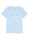 Calvin Klein Logo T-shirt In Blue