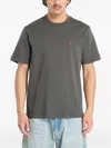 Calvin Klein Logo T-shirt In Gray