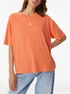 Calvin Klein Logo T-shirt In Orange
