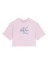 Calvin Klein Logo T-shirt In Pink