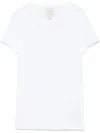 Calvin Klein Logo-embroidered T-shirt In White