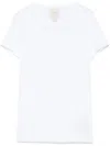 Calvin Klein Logo-embroidered T-shirt In White