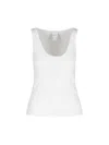 Calvin Klein Logo Tank Top In White