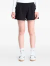 Calvin Klein Logo-tape Track Shorts In Animal Print