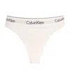 Calvin Klein Logo Thong In White