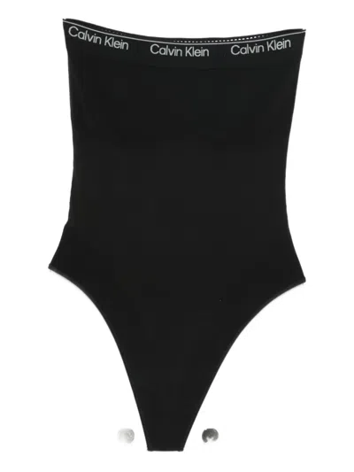 Calvin Klein Logo-trim Body In Black