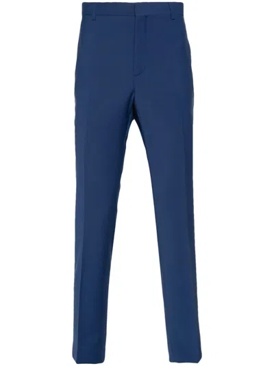 Calvin Klein Logo Trousers In Blue