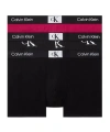 Calvin Klein Logo Underwear Three-piece In Black