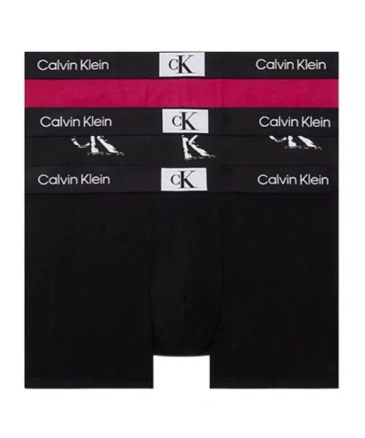 Calvin Klein Logo Underwear Three-piece In Black