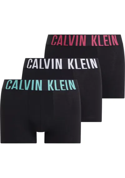 Calvin Klein Logo Underwear Three-piece In Black