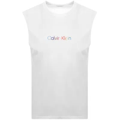 Calvin Klein Logo Vest White