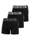 Calvin Klein Logo-waist Boxer Pack (pack Of Three) In Black