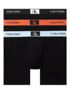 Calvin Klein Logo-waistband Boxers (pack Of Three) In Multi