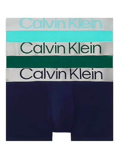 Calvin Klein Logo-waistband Boxers (pack Of Three) In Multi