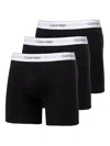 Calvin Klein Logo-waistband Boxers (pack Of Three) In Black