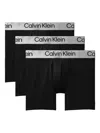 Calvin Klein Logo-waistband Boxers (pack Of Three) In Black