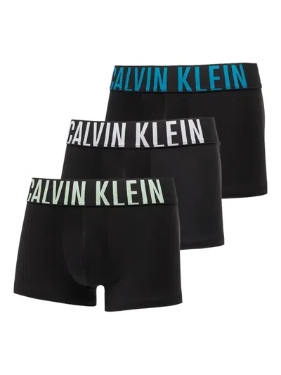 CALVIN KLEIN LOGO-WAISTBAND BOXERS (PACK OF THREE)