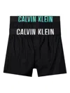 Calvin Klein Logo-waistband Boxers (pack Of Two) In Black