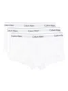 Calvin Klein Logo-waistband Briefs (pack Of Three) In White