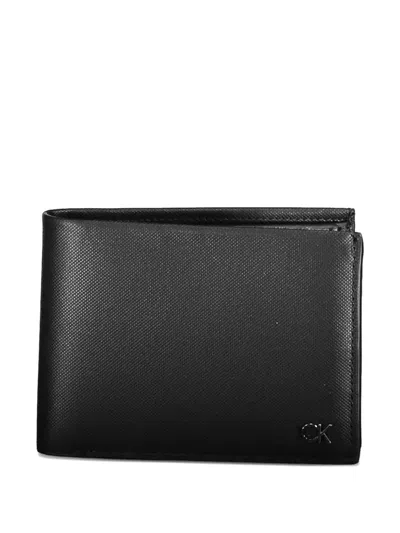 Calvin Klein Logo-detail Bifold Wallet In Black