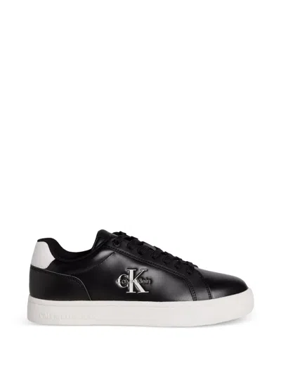Calvin Klein Logo-detail Sneakers In Animal Print