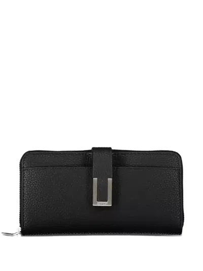 Calvin Klein Logo-detail Wallet In Black