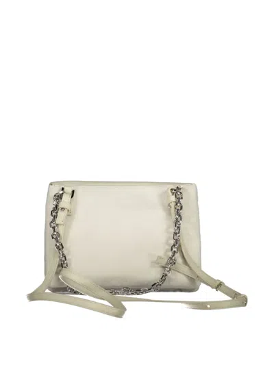 Calvin Klein Logo-jacquard Chain-strap Tote Bag In Purple