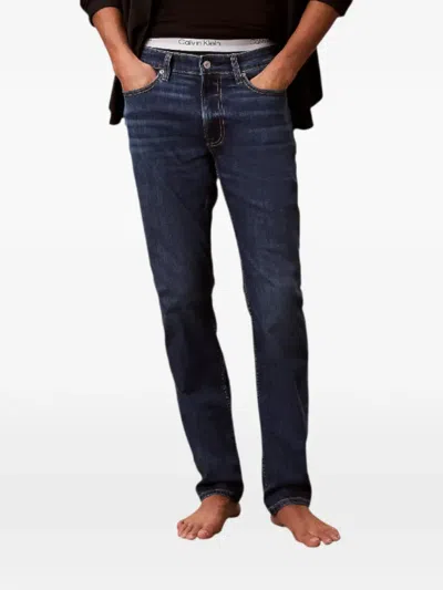 Calvin Klein Jeans Mit Logo-patch In Blue