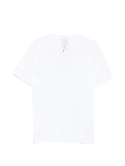 Calvin Klein Logo-patch Short-sleeve T-shirt In White