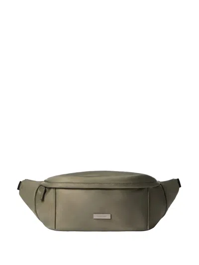 Calvin Klein Logo-plaque Belt Bag In Red