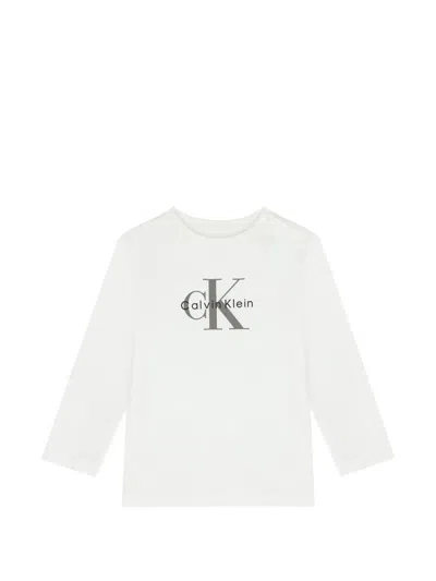 Calvin Klein Kids' Logo-print T-shirt In Multi