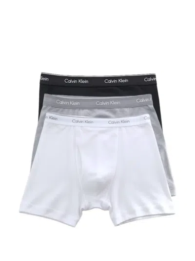 Calvin Klein Logo-waistband Boxers (set Of Three) In Multi