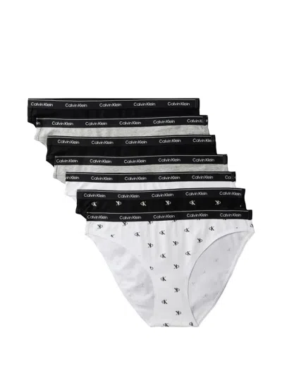 Calvin Klein Logo-waistband Pack Briefs (set Of 7) In Multi