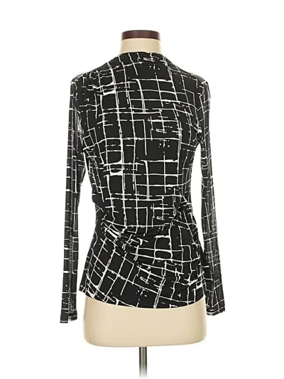 Pre-owned Calvin Klein Long Sleeve Blouse In Black