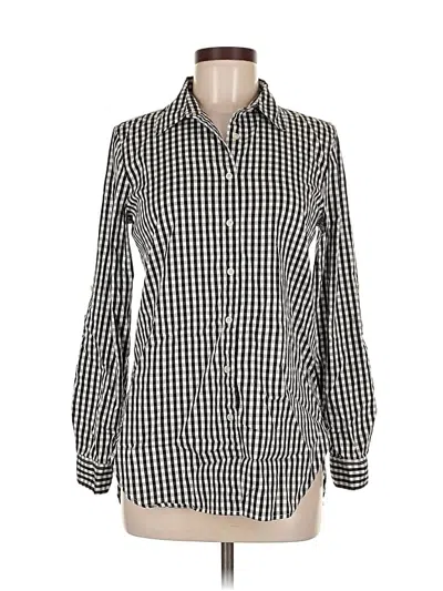 Pre-owned Calvin Klein Long Sleeve Button Down Shirt In Black