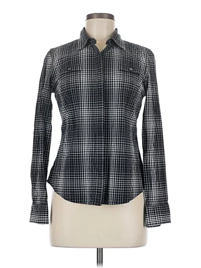 Pre-owned Calvin Klein Long Sleeve Button Down Shirt In Black