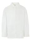 Calvin Klein Long-sleeve Button-down Shirt In White