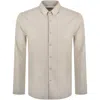 Calvin Klein Men's Steel Plus Regular Fit Modern Pin Cord Dress Shirt In Beige