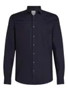 Calvin Klein Long-sleeve Shirt In Blue