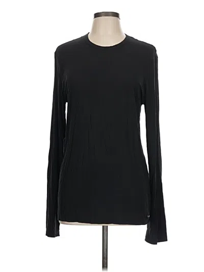 Pre-owned Calvin Klein Long Sleeve T-shirt In Black