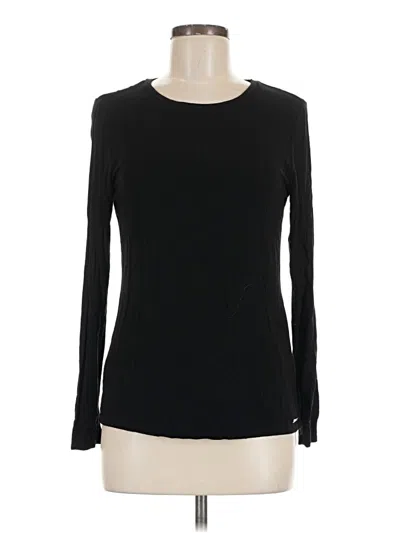 Pre-owned Calvin Klein Long Sleeve T-shirt In Black