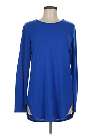 Pre-owned Calvin Klein Long Sleeve T-shirt In Blue