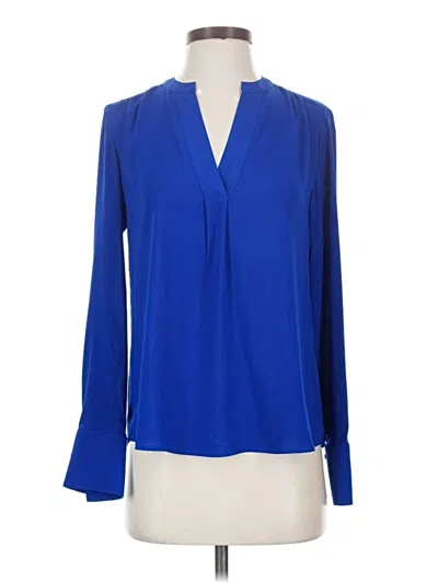 Pre-owned Calvin Klein Long Sleeve T-shirt In Blue
