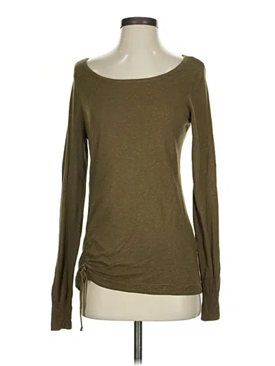 Pre-owned Calvin Klein Long Sleeve T-shirt In Brown